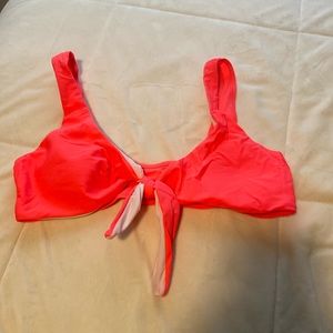 Women’s bikini top, size medium, color hot pink